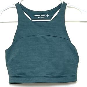 Outdoor Voices TechSweat Sports Bra Top Evergreen Size Small